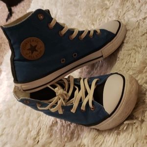 Hightops Demin Converse Size 6 Women 22cm